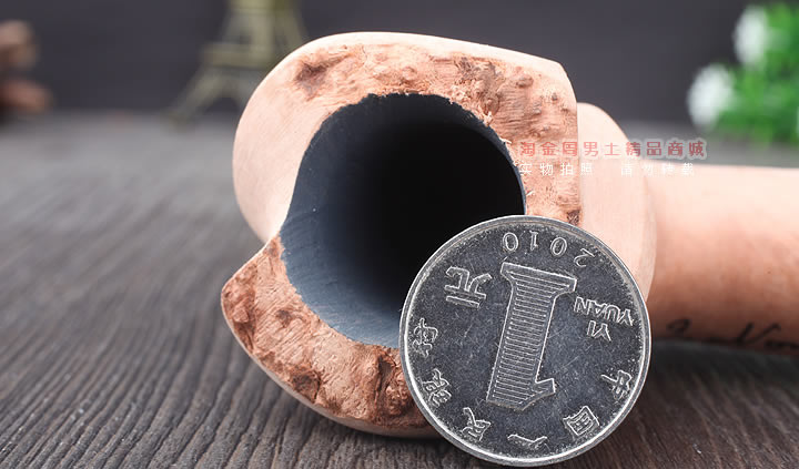 丹麦Erik Nording石楠木手工签名烟斗 SIGNATURE SMOOTH 原木68-5