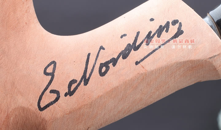 丹麦Erik Nording石楠木手工签名烟斗 SIGNATURE SMOOTH 原木68-7