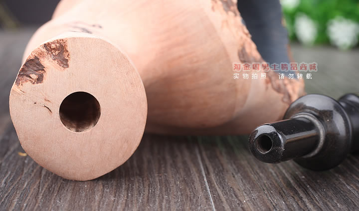 丹麦Erik Nording石楠木手工签名烟斗 SIGNATURE SMOOTH 原木69-6