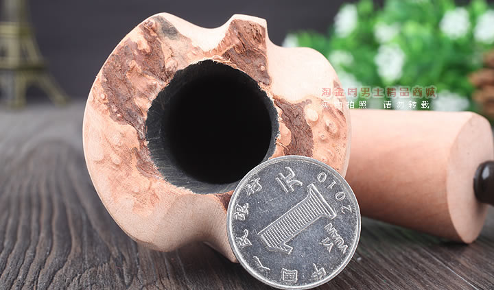 丹麦Erik Nording石楠木手工签名烟斗 SIGNATURE SMOOTH 原木70-5