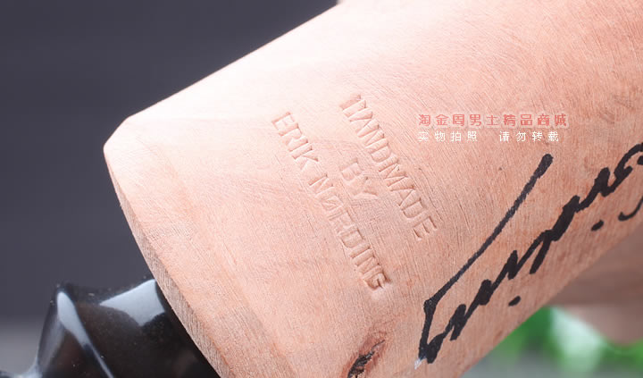 丹麦Erik Nording石楠木手工签名烟斗 SIGNATURE SMOOTH 原木70-8