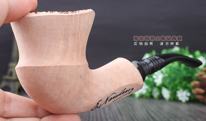 丹麦Erik Nording石楠木手工签名烟斗 SIGNATURE SMOOTH 原木71-10