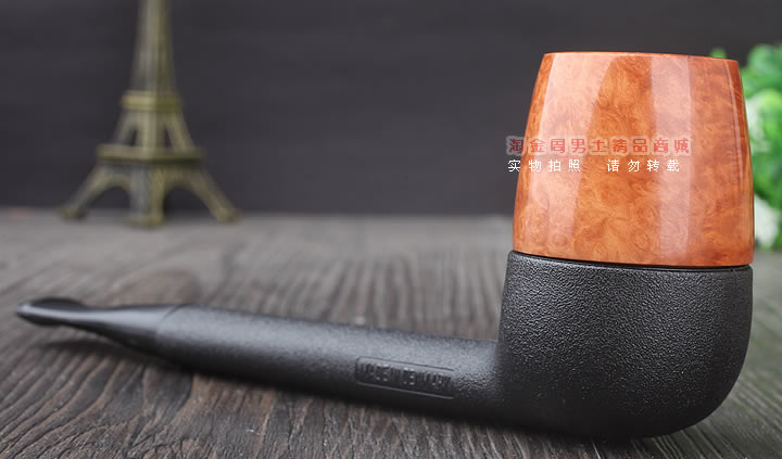 淘金周广州实体店 丹麦Erik Nording石楠木晶石过滤烟斗01-2