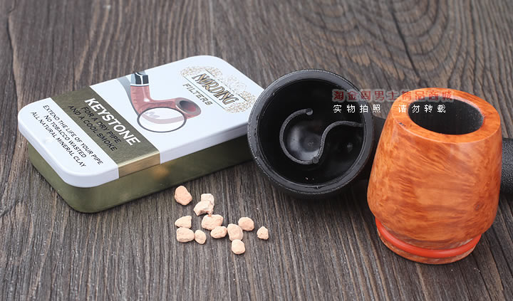 淘金周广州实体店 丹麦Erik Nording石楠木晶石过滤烟斗01-7