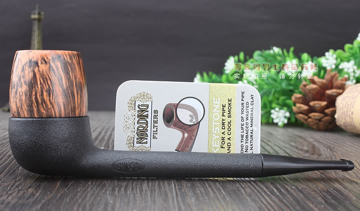 淘金周广州实体店 丹麦Erik Nording石楠木晶石过滤烟斗02-4