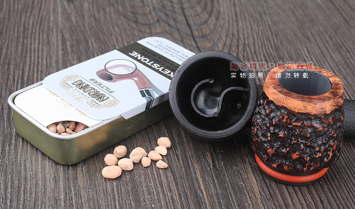 淘金周广州实体店 丹麦Erik Nording石楠木晶石过滤烟斗03-7