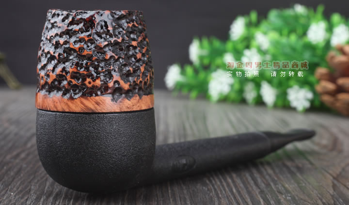 淘金周广州实体店 丹麦Erik Nording石楠木晶石过滤烟斗04-1
