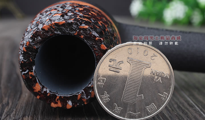 淘金周广州实体店 丹麦Erik Nording石楠木晶石过滤烟斗04-5