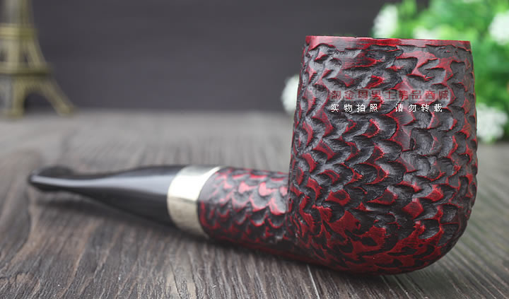 淘金周 正品彼得森Peterson石楠木烟斗 五件套装银圈岩石斗X105号-2