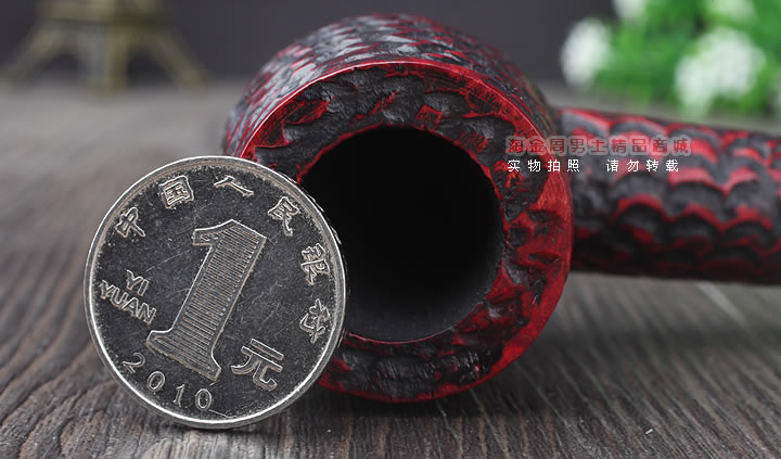 淘金周 正品彼得森Peterson石楠木烟斗 五件套装银圈岩石斗X105号-6