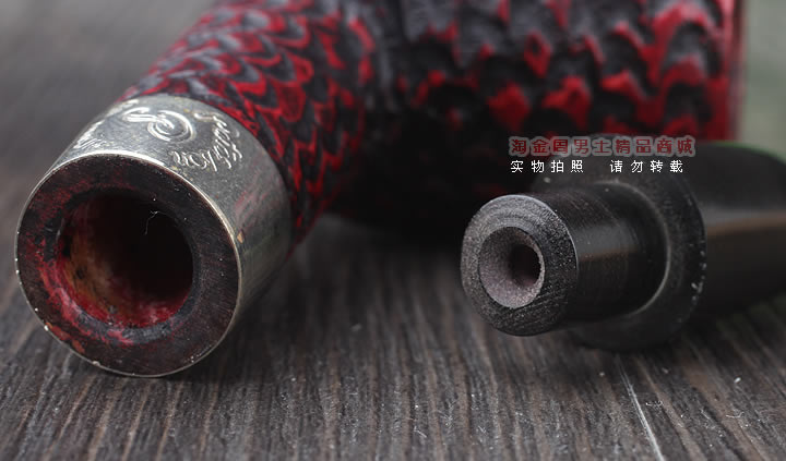 淘金周 正品彼得森Peterson石楠木烟斗 五件套装银圈岩石斗X105号-7