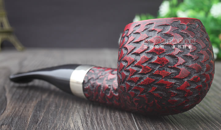 淘金周 正品彼得森Peterson石楠木烟斗 五件套装银圈岩石斗408-2