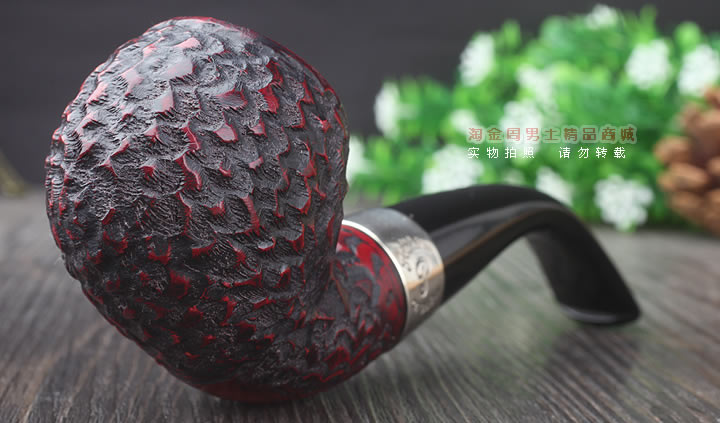 淘金周 正品彼得森Peterson石楠木烟斗 五件套装银圈岩石斗03-1