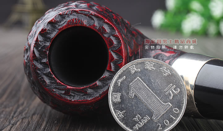 淘金周 正品彼得森Peterson石楠木烟斗 五件套装银圈岩石斗03-6