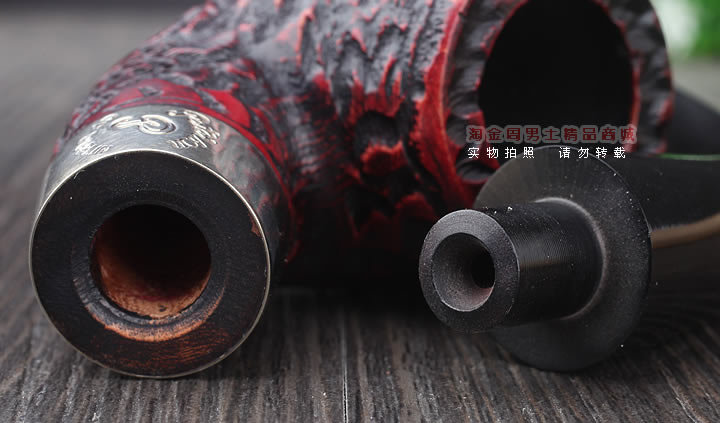 淘金周 正品彼得森Peterson石楠木烟斗 五件套装银圈岩石斗03-7