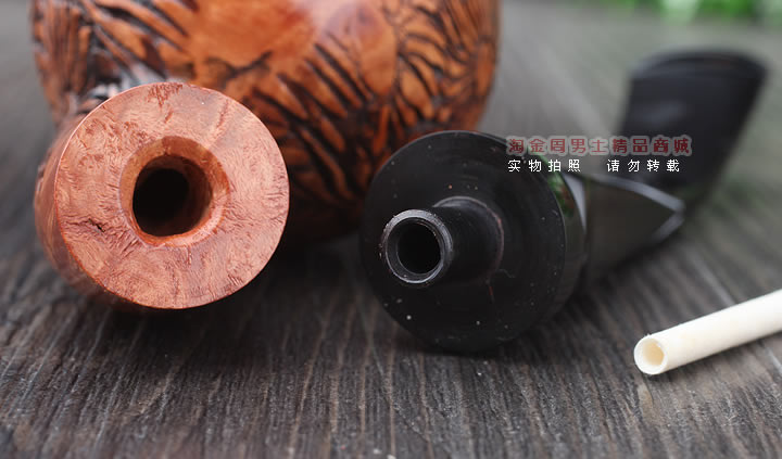 淘金周 意大利Amorelli石楠木手工烟斗 5件套装AM-557-7