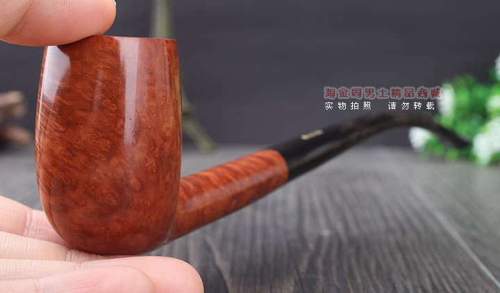 淘金周 意大利Amorelli石楠木手工烟斗 5件套装长嘴AM-559-10