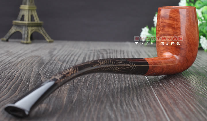 淘金周 意大利Amorelli石楠木手工烟斗 5件套装长嘴AM-559-3