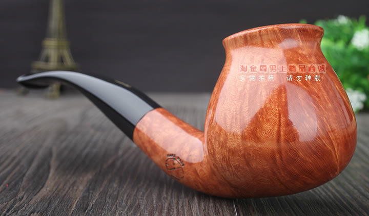 淘金周 意大利Amorelli石楠木手工烟斗 5件套装长嘴AM-560-2