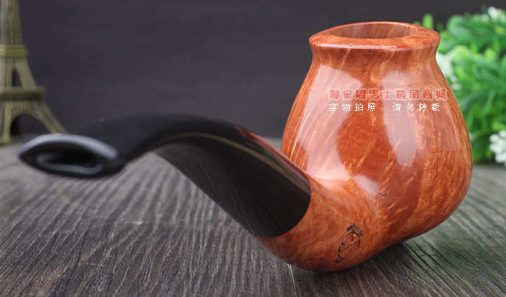 淘金周 意大利Amorelli石楠木手工烟斗 5件套装长嘴AM-560-3