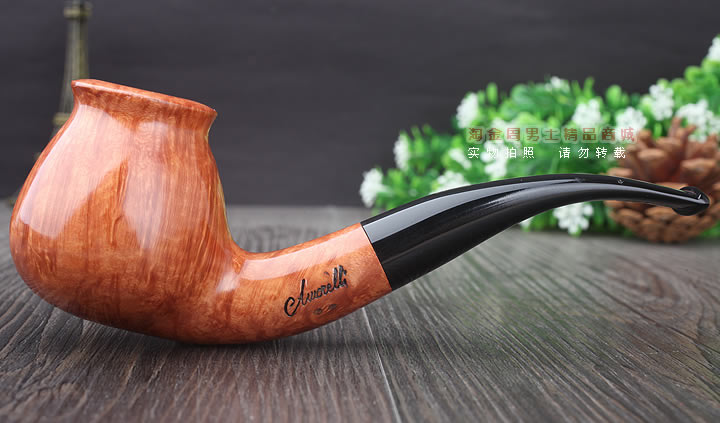 淘金周 意大利Amorelli石楠木手工烟斗 5件套装长嘴AM-560-4