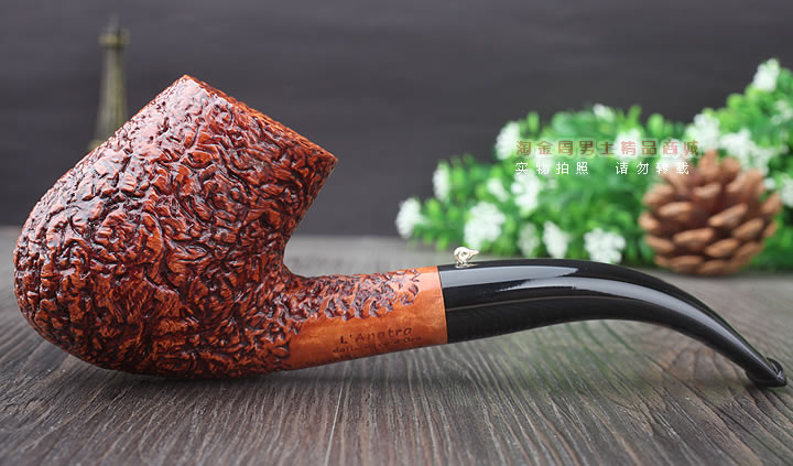淘金周 意大利L'ANATRA鸭子进口石楠木手工烟斗 6件套装LA62-4
