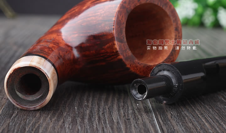 淘金周 意大利维布拉蒂Viprati VIP进口石楠木手工烟斗 V17-7