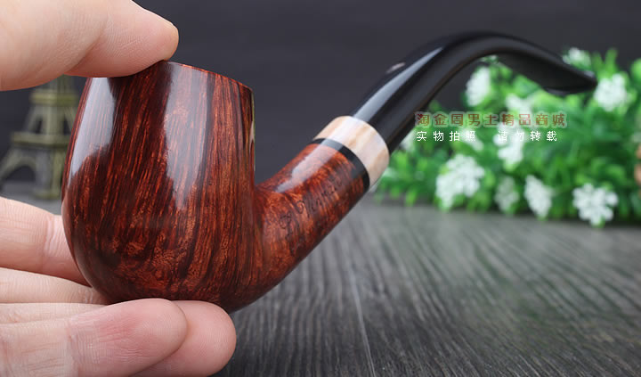 淘金周 意大利维布拉蒂Viprati VIP进口石楠木手工烟斗 V17-9