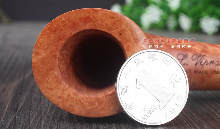 淘金周 意大利维布拉蒂Viprati VIP进口石楠木手工烟斗 V18-6