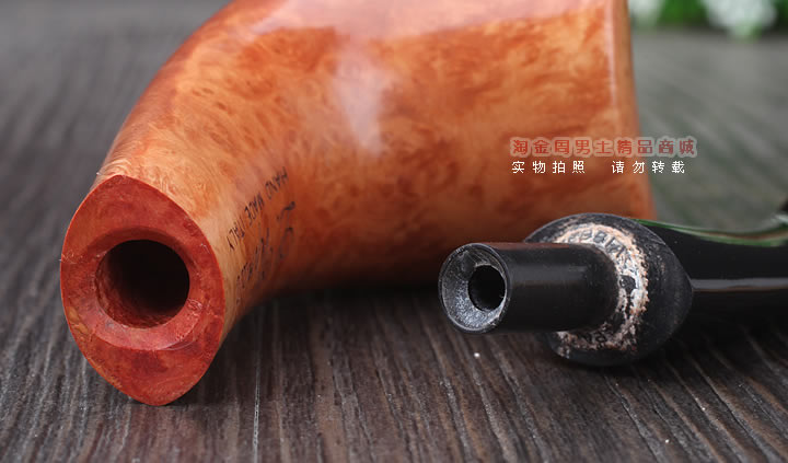 淘金周 意大利维布拉蒂Viprati VIP进口石楠木手工烟斗 V18-7