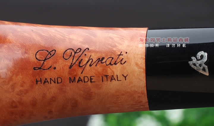 淘金周 意大利维布拉蒂Viprati VIP进口石楠木手工烟斗 V18-8