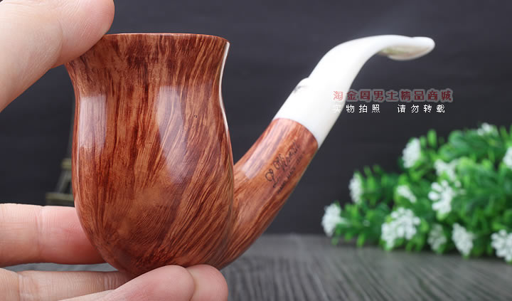 淘金周 意大利维布拉蒂Viprati VIP进口石楠木手工烟斗 V19-11