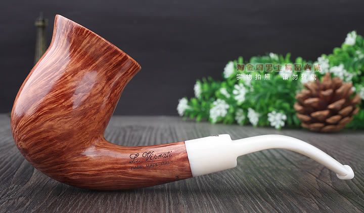 淘金周 意大利维布拉蒂Viprati VIP进口石楠木手工烟斗 V19-4
