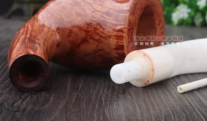 淘金周 意大利维布拉蒂Viprati VIP进口石楠木手工烟斗 V19-7