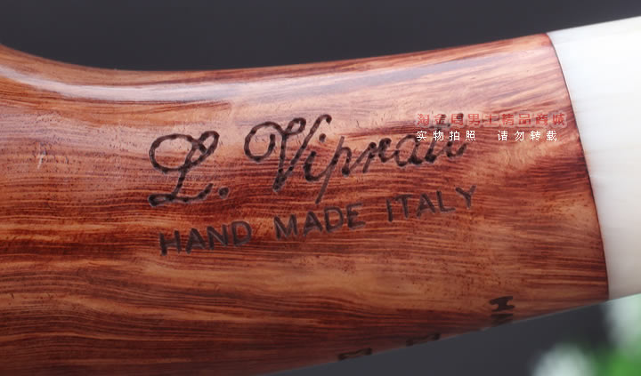 淘金周 意大利维布拉蒂Viprati VIP进口石楠木手工烟斗 V19-8