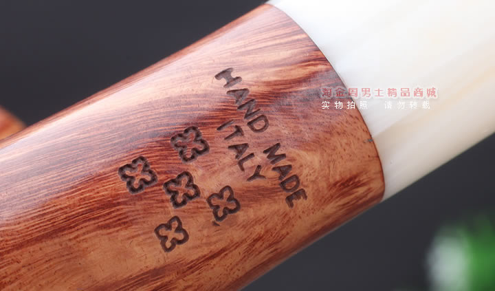 淘金周 意大利维布拉蒂Viprati VIP进口石楠木手工烟斗 V19-9