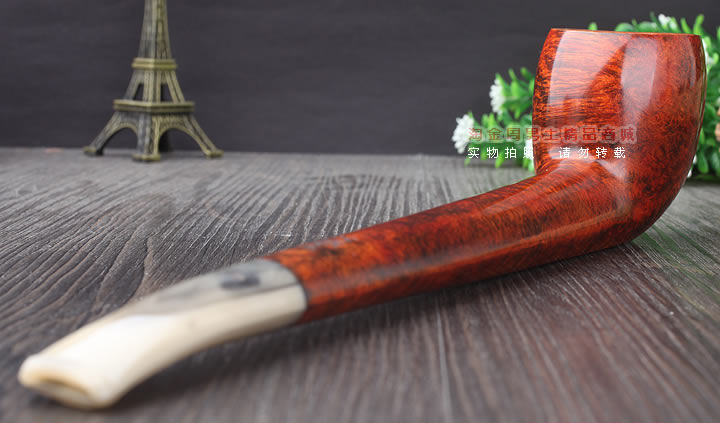 淘金周 意大利维布拉蒂Viprati VIP进口石楠木手工烟斗 长斗V20-3
