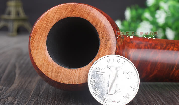 淘金周 意大利维布拉蒂Viprati VIP进口石楠木手工烟斗 长斗V20-6