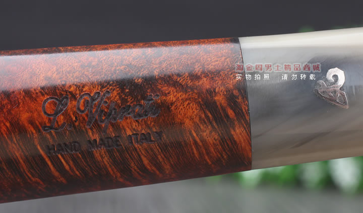 淘金周 意大利维布拉蒂Viprati VIP进口石楠木手工烟斗 长斗V20-8