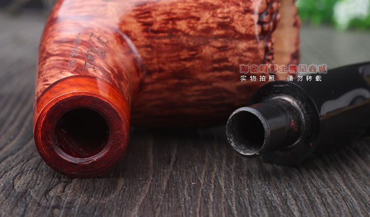 淘金周 意大利维布拉蒂Viprati VIP进口石楠木手工烟斗 V21-7