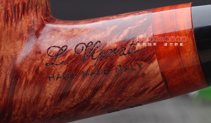 淘金周 意大利维布拉蒂Viprati VIP进口石楠木手工烟斗 V21-8