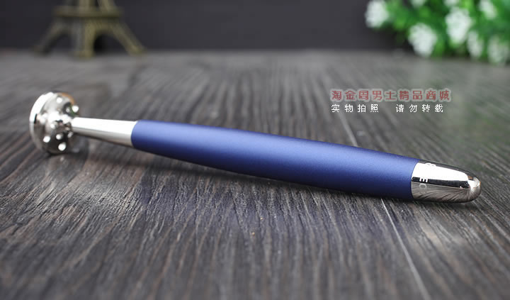 淘金周 8deco镂花防熄火烟斗压棒带通针 碾磨式 深蓝-1