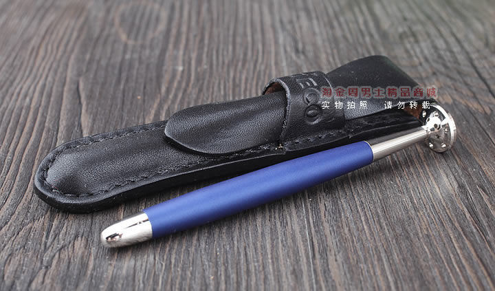 淘金周 8deco镂花防熄火烟斗压棒带通针 碾磨式 深蓝-3