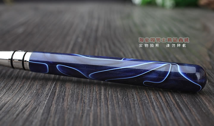 淘金周 8deco镂花防熄火烟斗压棒带通针 碾磨式 club蓝彩-1