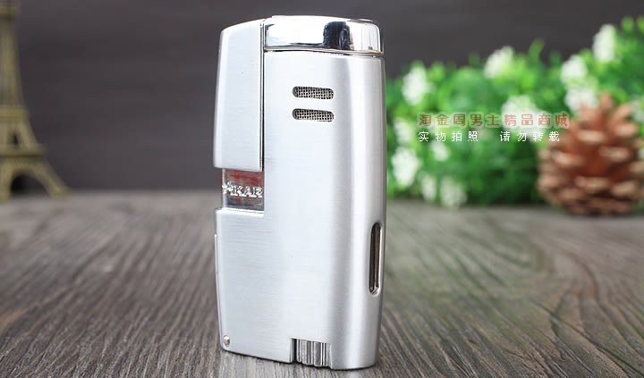 淘金周 美国原装进口Xikar西卡 双直冲雪茄打火机552SL-1