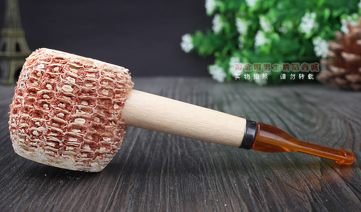 淘金周进口美国密苏里Missouri玉米烟斗摩根5件套待客试草用烟斗-4