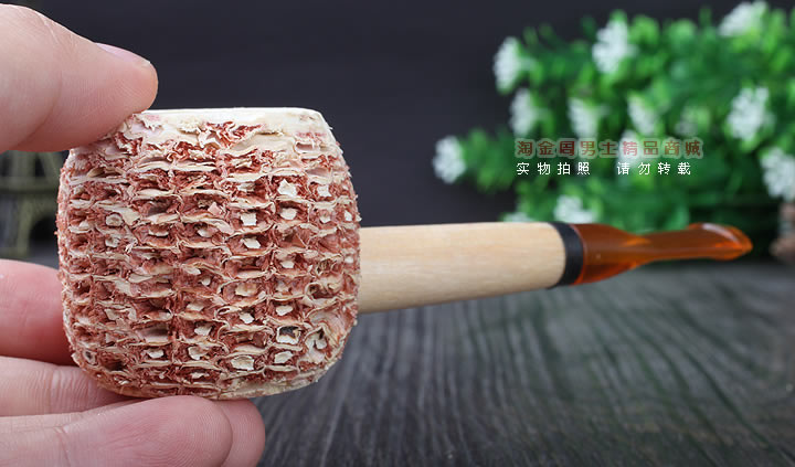 淘金周进口美国密苏里Missouri玉米烟斗摩根5件套待客试草用烟斗-8