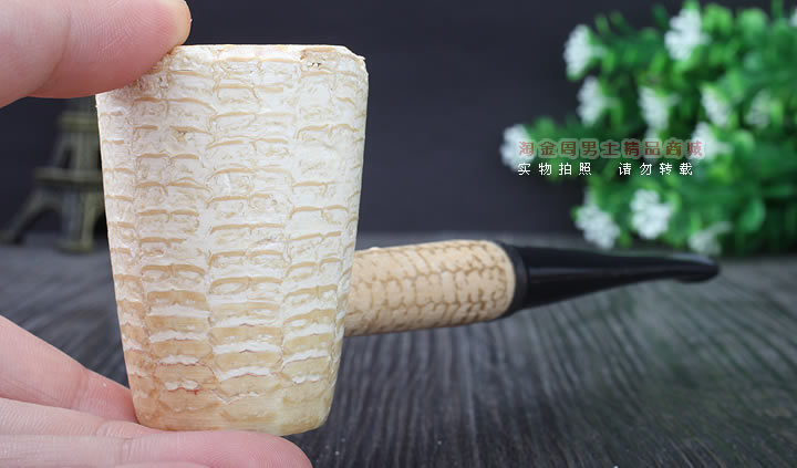 原装进口美国密苏里Missouri玉米烟斗马克吐温5件套直斗试草待客-8