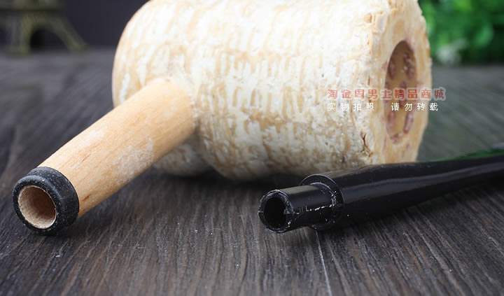 原装进口美国密苏里Missouri玉米烟斗线轴5件套直斗试草待客-6