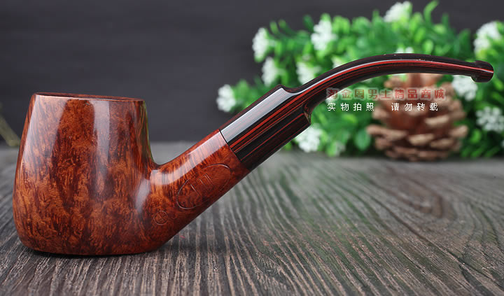 二手烟斗英国Dunhill登喜路石楠木烟斗1998年amber root桌斗4号斗-4